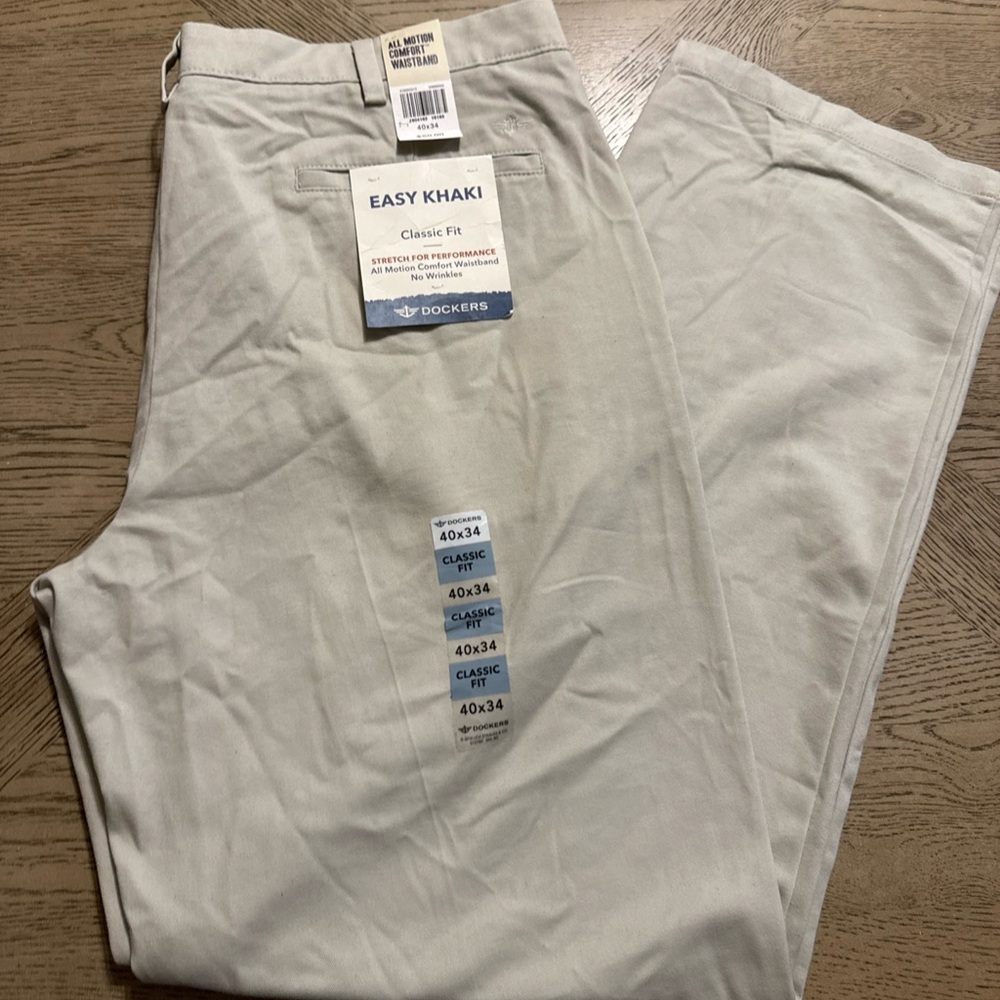 Dockers Easy Khaki Classic Fit Pants - TAN